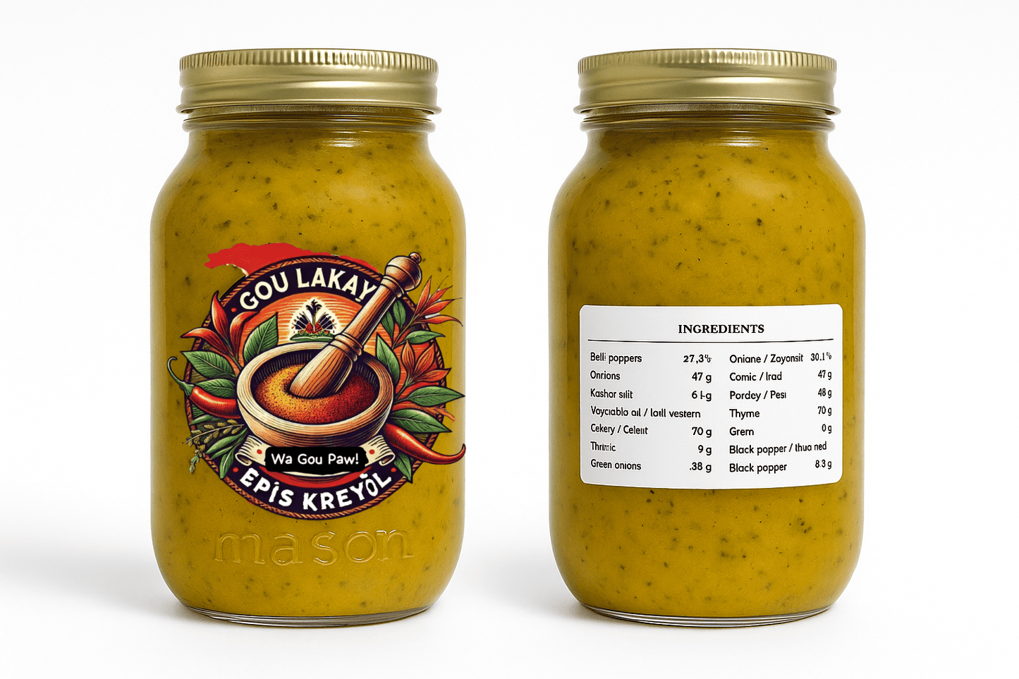 Gou Lakay Epis Kreyòl - Handmade Haitian Seasoning - RN ShopGou Lakay Epis Kreyòl - Handmade Haitian SeasoningRN Shop RN Shop