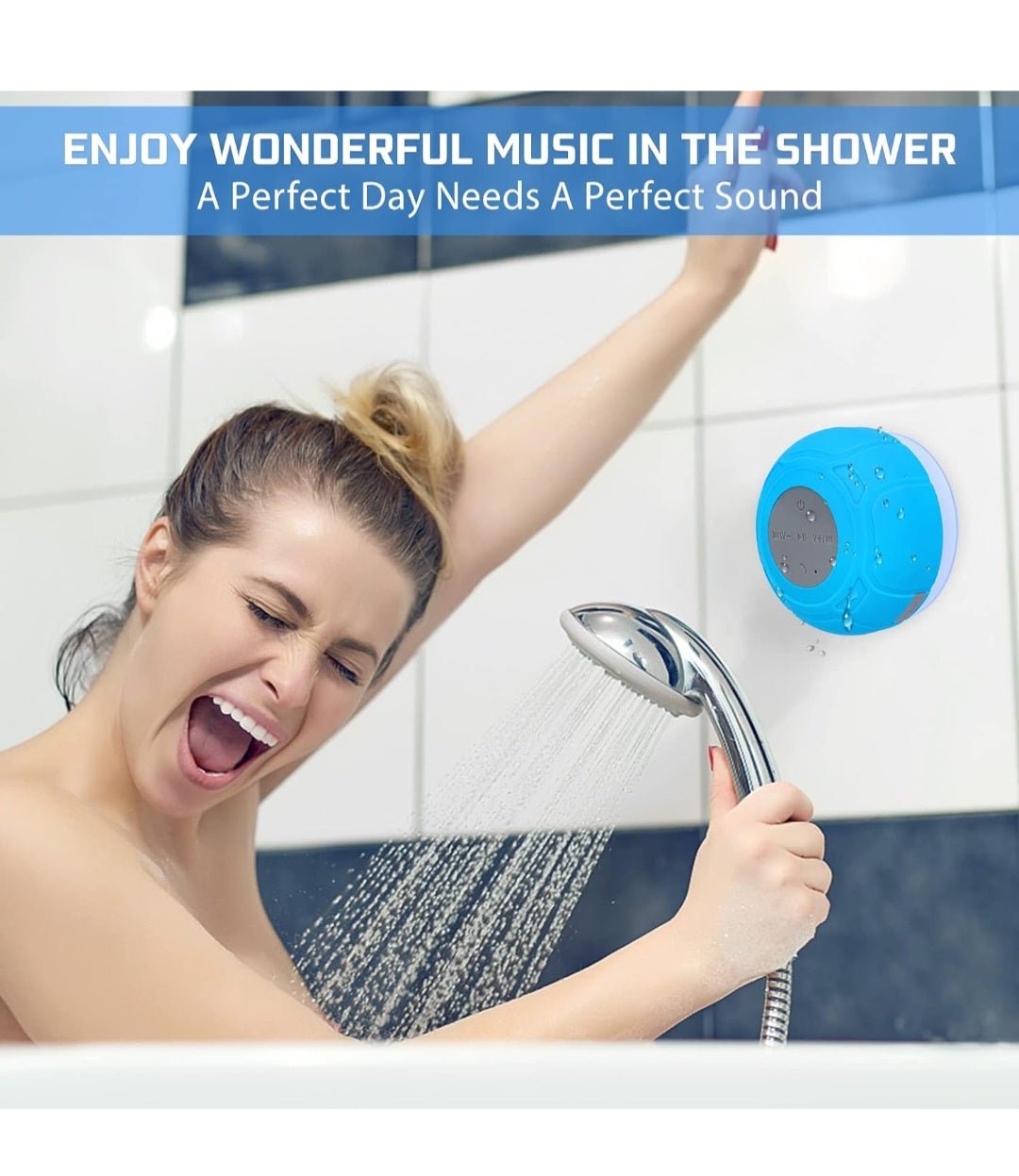 Led Shower Speaker - RN Shop Led Shower SpeakerRN ShopRN Shop LSSG20231006