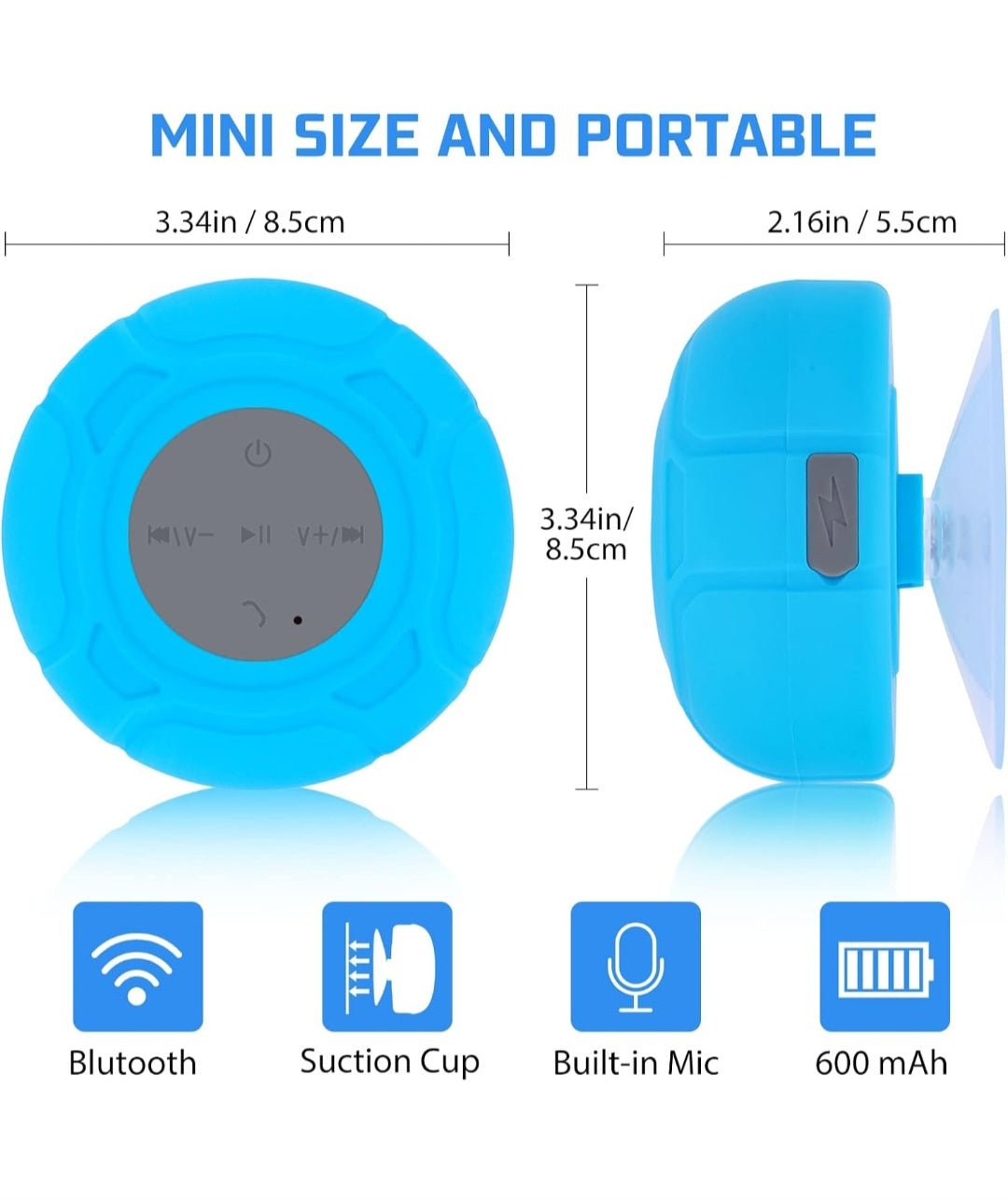 Led Shower Speaker - RN Shop Led Shower SpeakerRN ShopRN Shop LSSG20231006