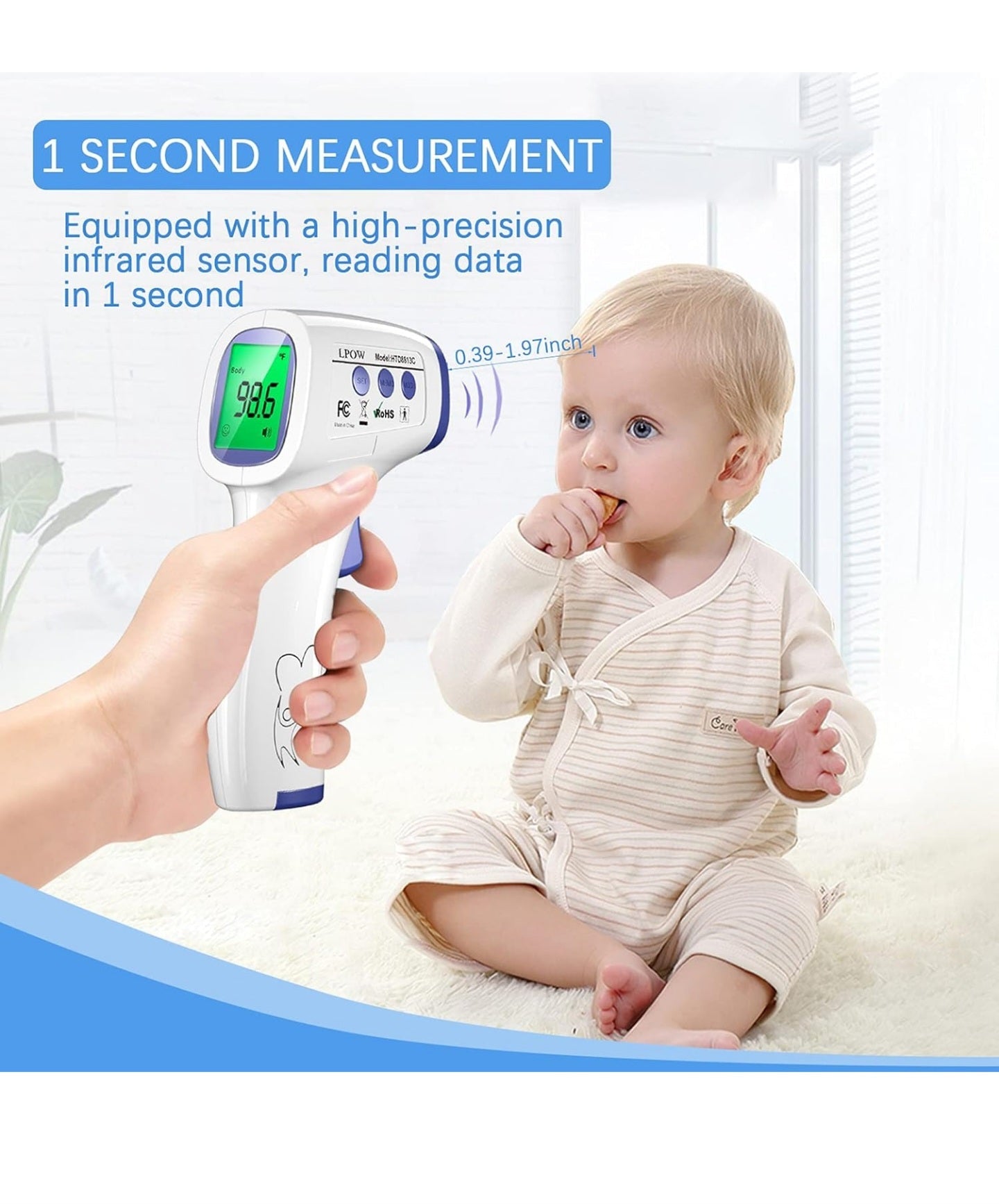 Smart Infrared Thermometer – Fast, Accurate, No - Contact | FDA - Approved - RN Shop Smart Infrared Thermometer – Fast, Accurate, No - Contact | FDA - ApprovedRN Shop RN Shop