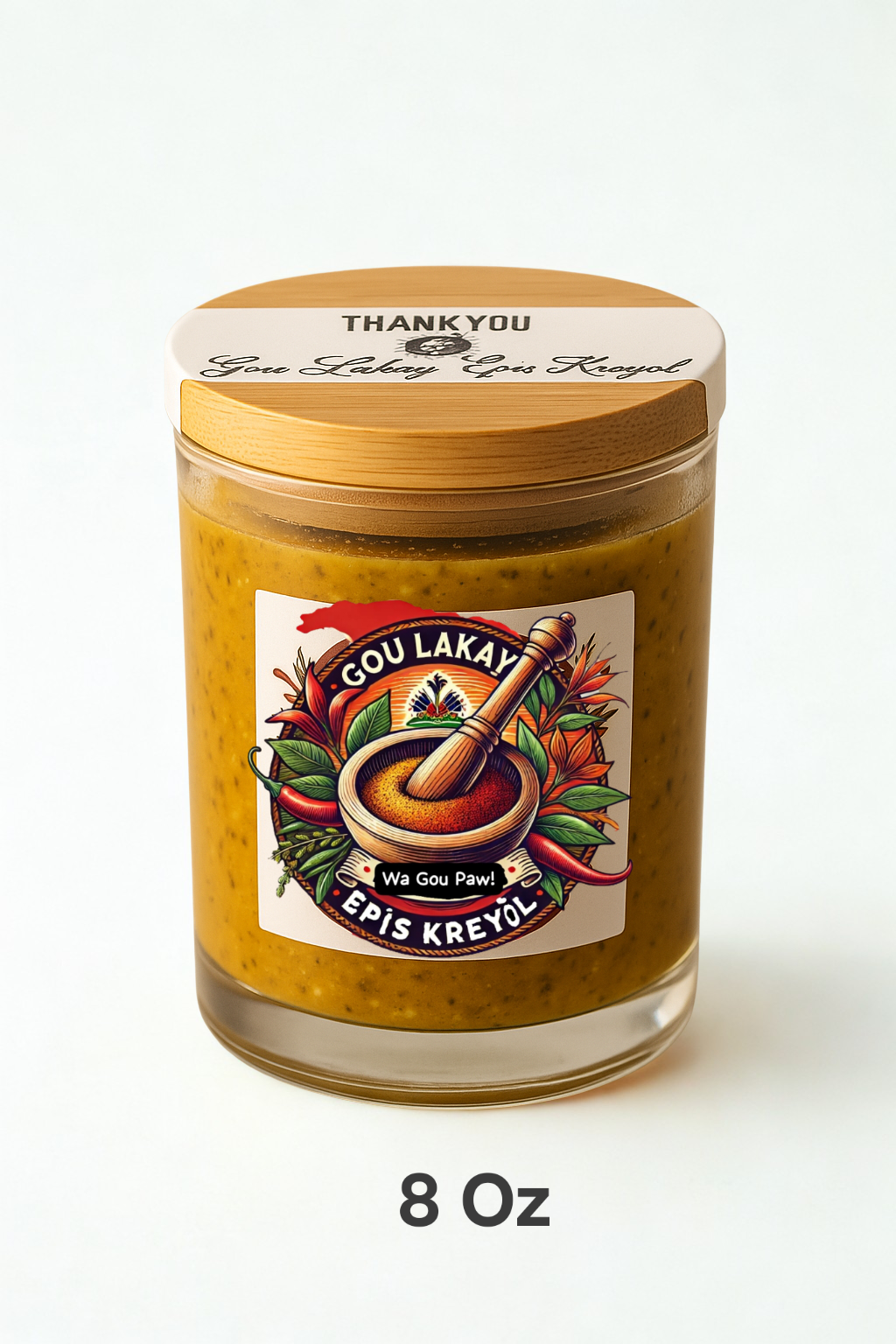 "Gou Lakay Epis Kreyòl" | Handmade Haitian Seasoning – 8 Oz, 16 Oz & 32 Oz - RN Shop 