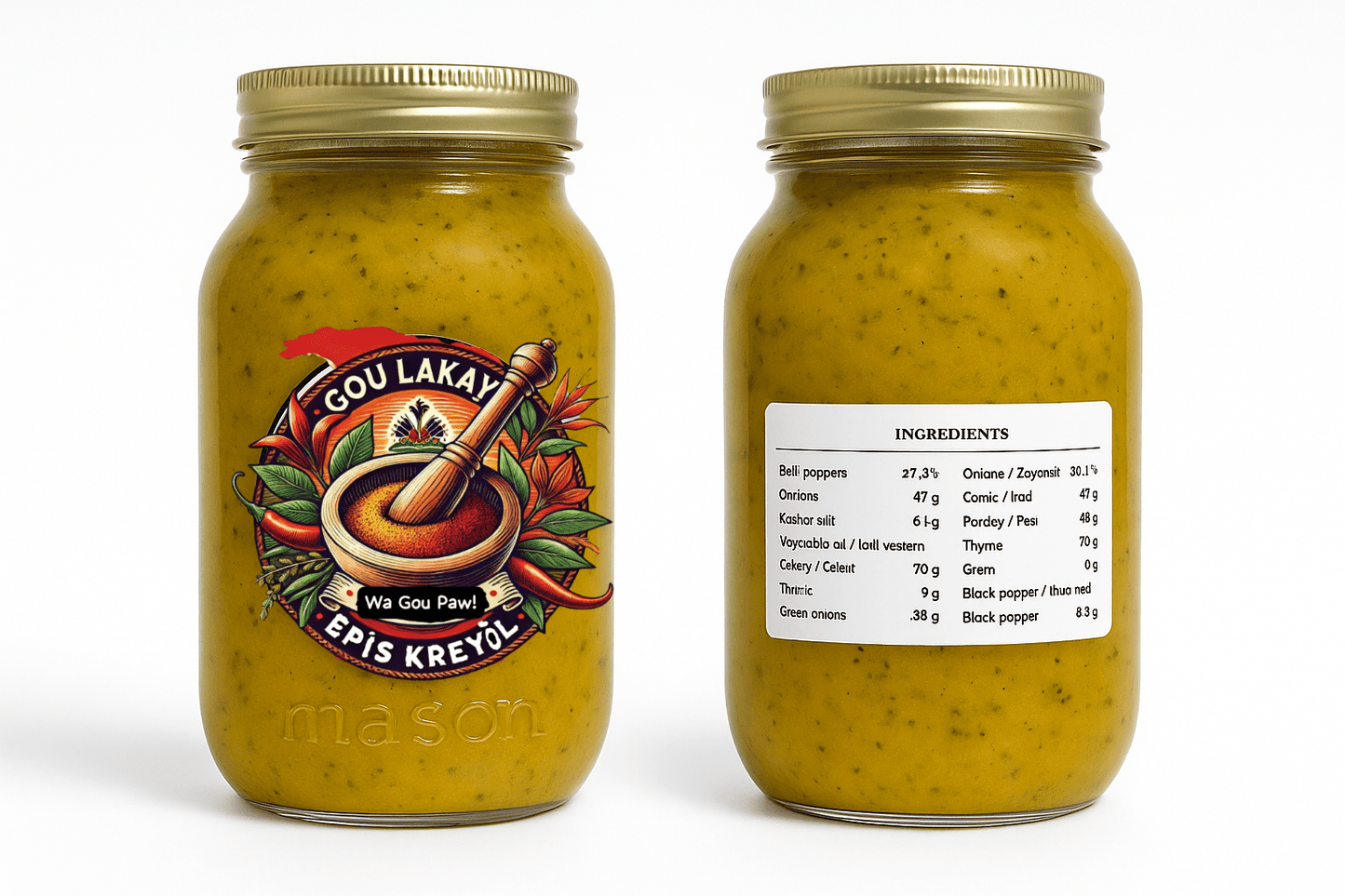 Gou Lakay Epis Kreyòl - Handmade Haitian Seasoning - RN ShopGou Lakay Epis Kreyòl - Handmade Haitian SeasoningRN Shop RN Shop
