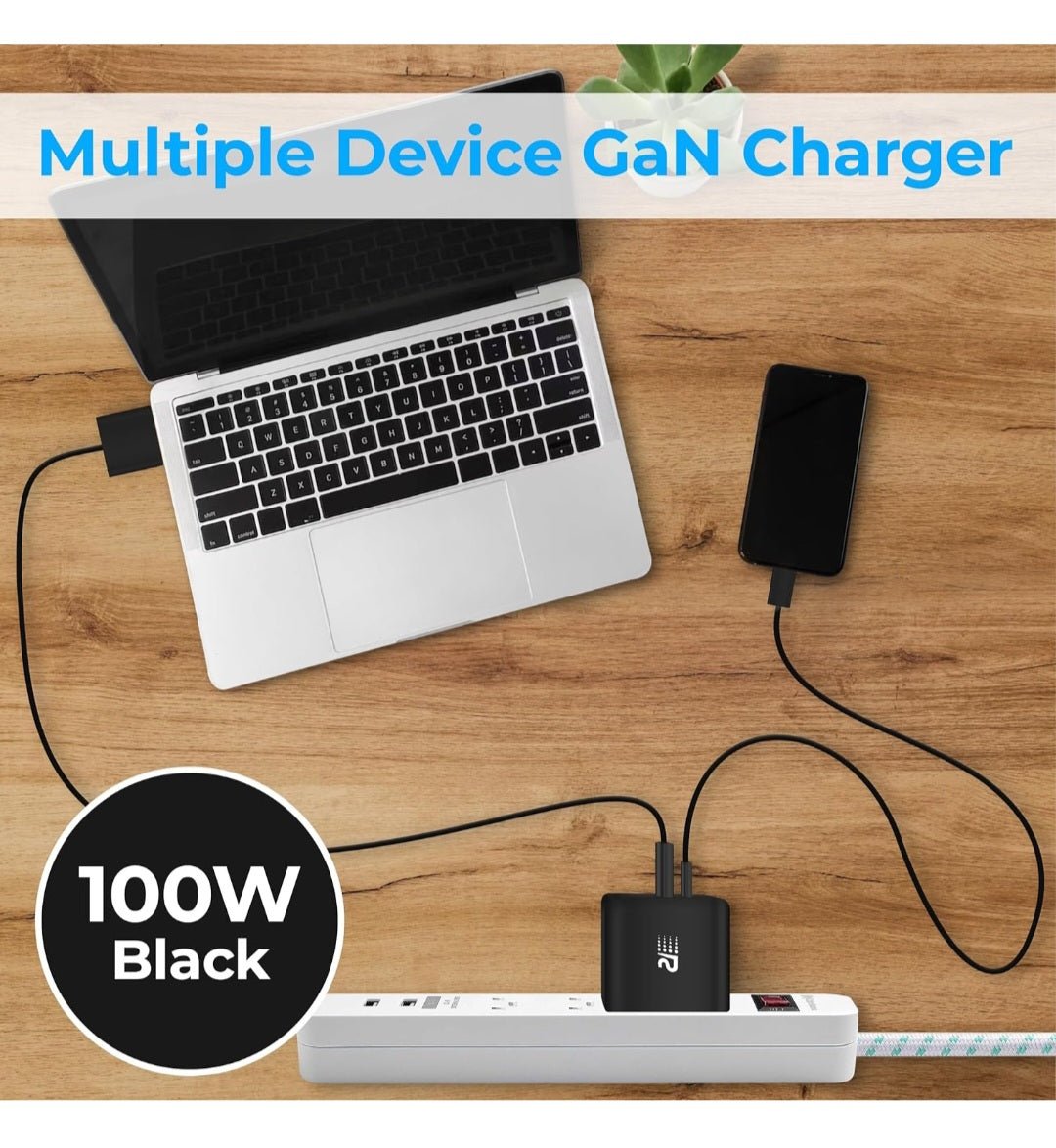 NEW 100W USB - C GaN Fast Charger Dual Port | MacBook iPhone Samsung Laptop Switch - RN Shop NEW 100W USB - C GaN Fast Charger Dual Port | MacBook iPhone Samsung Laptop SwitchRN ShopRN Shop 